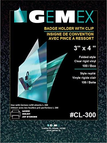 Insignes de convention avec pince 3"X4" CL-300 - Distribution Conrad