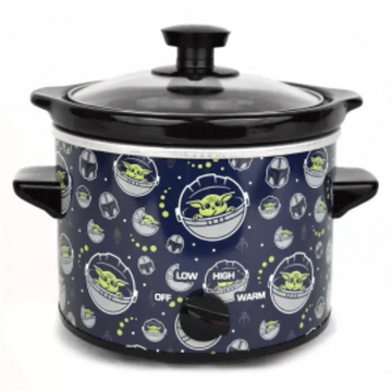 Star Wars The Mandalorian 2-Quart Slow Cooker ? Compact Crock for Dips, Appetizers, and Meals