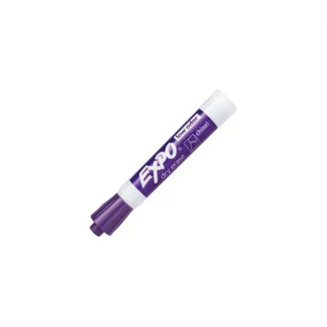 EXPO Dry Erase Marker, Low Odour Ink, Purple, Chisel Tip, 1 Unit