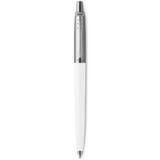 Parker Jotter Originals Ballpoint Pen, Classic White Finish, Medium Point, Blue Ink