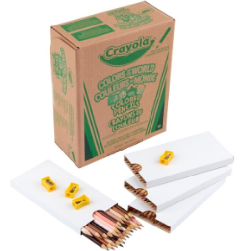 PENCILS-COLOURS OF THE WORLD, CRAYOLA CLASSPACK 240/BOX