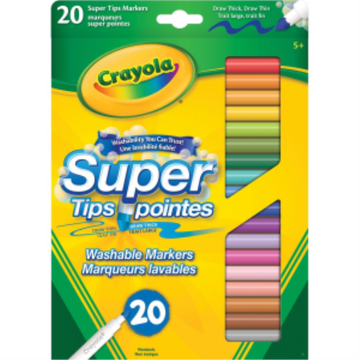 20 Super Tips Washable Markers