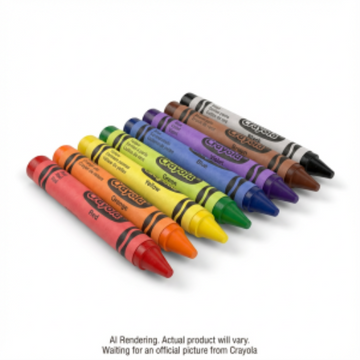 8 Anti Roll Crayons Triang. (Engl Only)