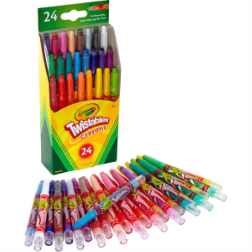 24 Mini Twistables Crayons