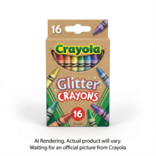 16 Glitter Crayons