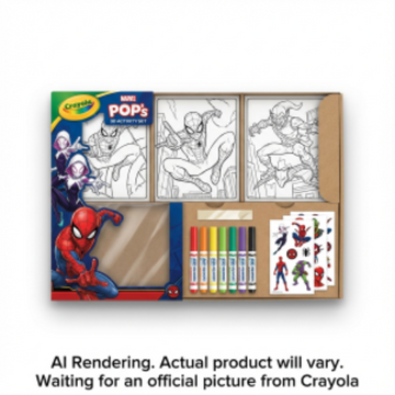 POPs 3D Activity Set, Spiderman