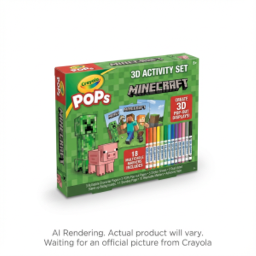POPs 3D Activity Set, Minecraft