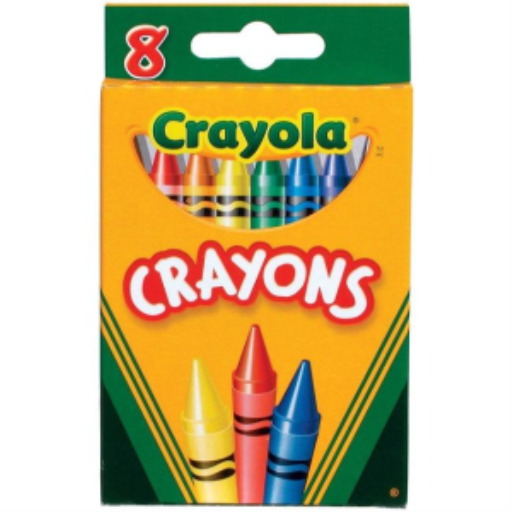 8 Crayons
