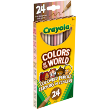 24 Colors of the World Coloured Pencils
