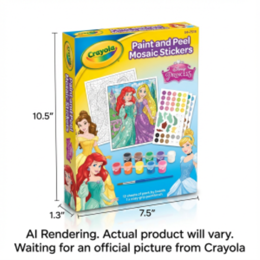 Paint and Peel Mosaic Stickers