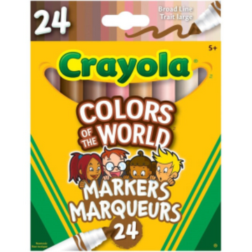 24 Colors of the World Washable Markers