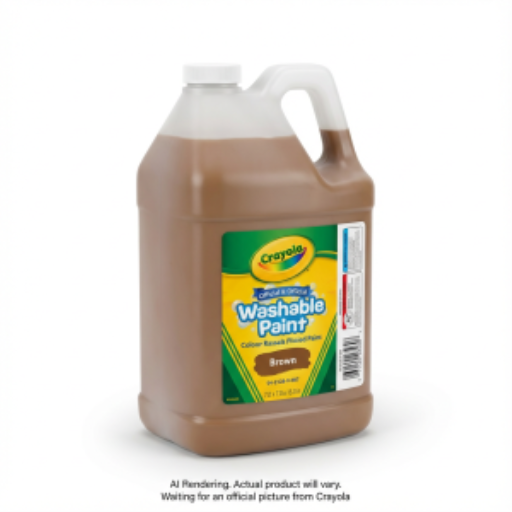 128oz. Wash Paint, Brown (English Only)