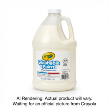 128oz. Wash Paint, White (English Only)