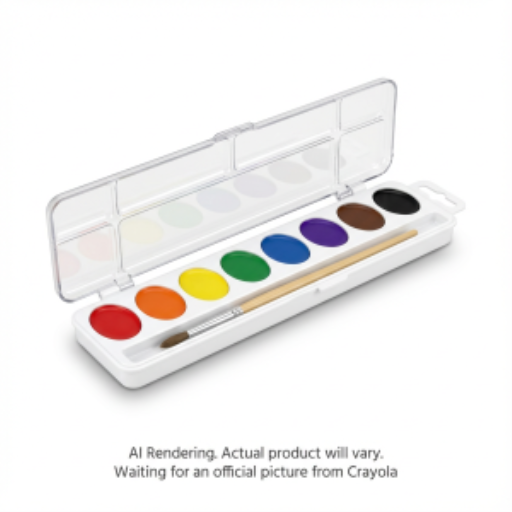 8 Washable Watercolours