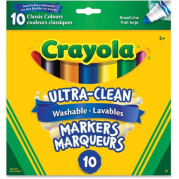 10 Ultra?Clean Wash Markers, Classic