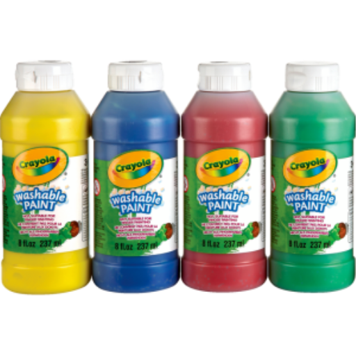 4ct 237 ml Washable Paint