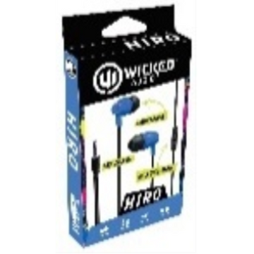 Hiro In-Ear Headphones with Mic, Blue