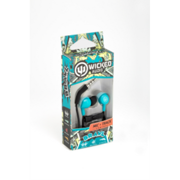 Écouteurs intra-auriculaires Wicked Real Teal Brawl