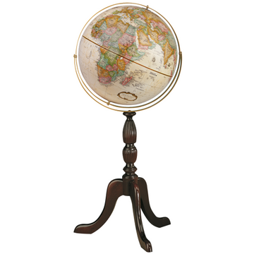Cambridge 16"/40.5 Cm Diameter Antique Ocean Floor Globe (French) - Distribution Conrad