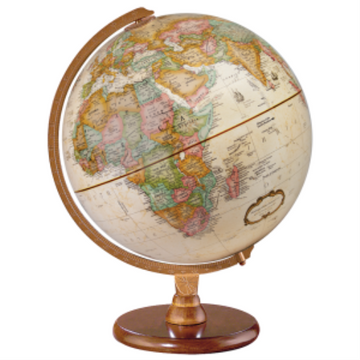 Hastings Globe 12"/30Cm Diameter Antique Ocean Desk Globe (English) - Distribution Conrad
