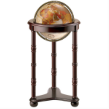 Lancaster 12"/30Cm Diameter Bronze Metallic Ocean Floor Globe (French) - Distribution Conrad