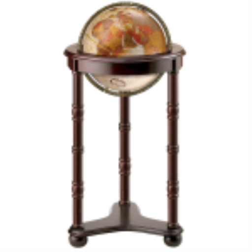 Lancaster 12"/30Cm Diameter Bronze Metallic Ocean Floor Globe (French) - Distribution Conrad