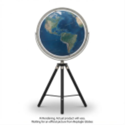 Willston 16"/40.5 cm Diameter Blue Ocean Floor Globe (English) - Distribution Conrad