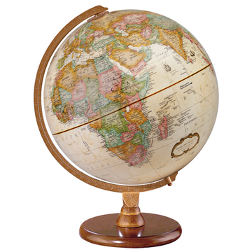 Hastings Globe 12"/30Cm Diameter Antique Ocean Desk Globe (French) - Distribution Conrad