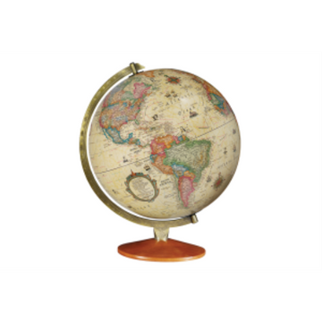 Odessa 12"/30Cm Diameter Antique Ocean Illuminated Desk Globe (English) - Distribution Conrad