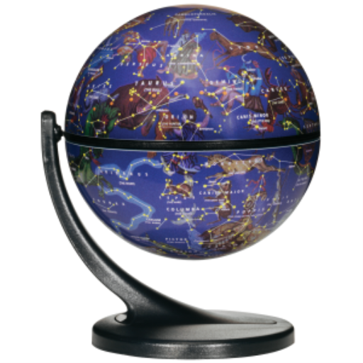 Replogle Celestial Wonderglobe 4.3"/10.9Cm Diameter Ocean Desk Globe (English) - Distribution Conrad