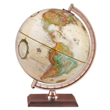 Forester 9"/22.9Cm Diameter Antique Ocean Desk Globe (English) - Distribution Conrad
