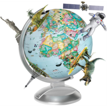 Globe 4 Kids-10"/25Cm Diameter Illuminated Globe With Augmented Reality (English) - Distribution Conrad