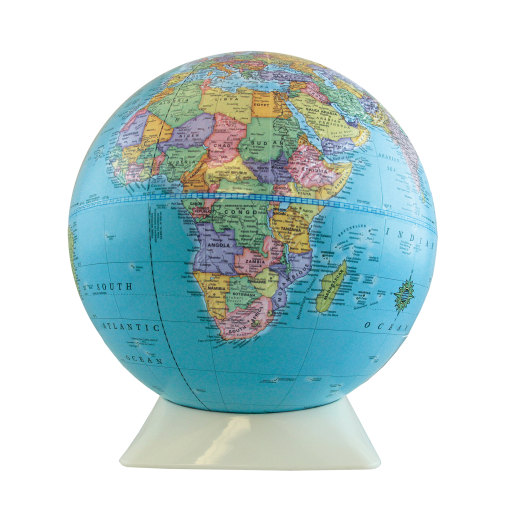 Apollo 9"/22.9cm Diameter Blue Ocean Desk Globe (English) - Distribution Conrad