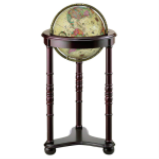 Lancaster 12"/30Cm Diameter Antique Ocean Illuminated Desk Globe (English) - Distribution Conrad