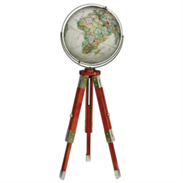 National Geographic Eaton Iii Globe 16"/40.5 Cm Diameter Antique Parchment Ocean Floor Globe (English) - Distribution Conrad