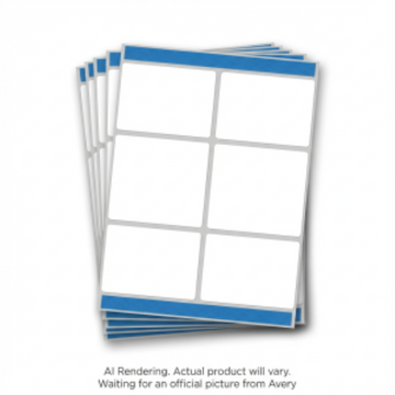 8168 WHITE, TRUEBLOCK, 5" X 3 1/2", PERMANENT, 25 SHEETS/E