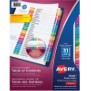Avery 11129 Dividers