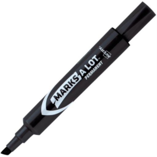 MARKS?A?LOT LARGE SIZE CHISEL TIP PERMANENT MARKERS, 1