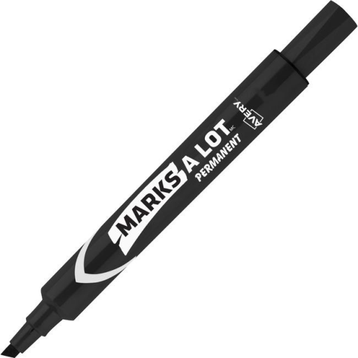 MARKS?A?LOT LARGE CHISEL TIP PERMANENT MARKERS, 1