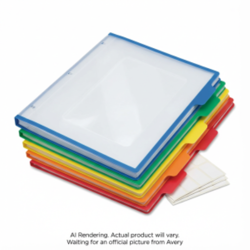 Avery Print or Write Big Tab UltraLast Dividers, 5 Tab Multi-Color, 1 Set