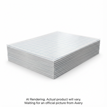 76293 Avery Self-Adhesive Laminating Sheets 9x12 50pk