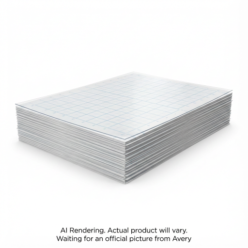 76293 Avery Self-Adhesive Laminating Sheets 9x12 50pk