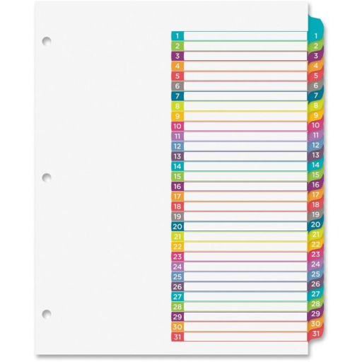 11846 READY INDEX ARCHED TABS LASER/INKJET CONTEMPORARY, 1-3 - Distribution Conrad