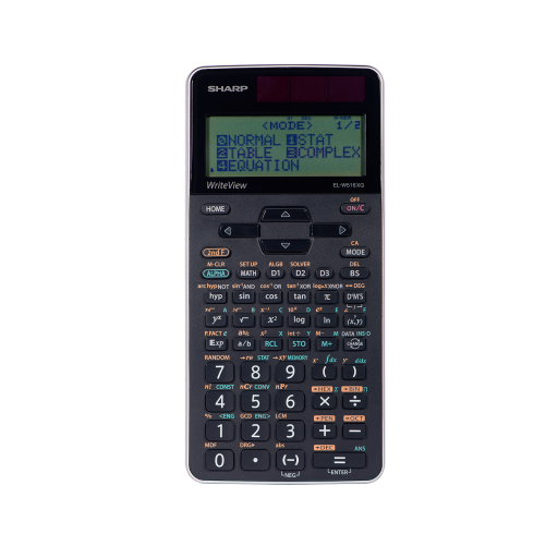 Sharp ELW516XGSL WriteView Advanced Scientific Calculator ? 640 Functions with Twin Power Solar & Battery