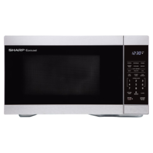 SHARP SMC1162KSC Carousel? Countertop Microwave Oven 1.1 cu. ft. 900W Stainless Steel