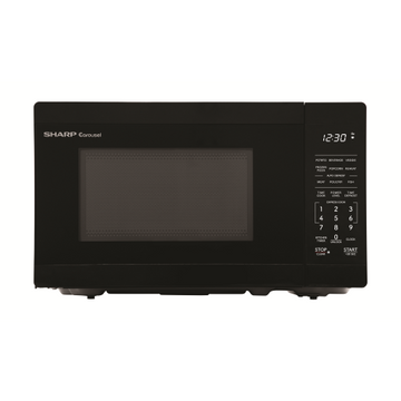 Sharp 0.7 cu. ft. Countertop Microwave Oven (SMC0760KBC) ? 700W, Black with Carousel Turntable
