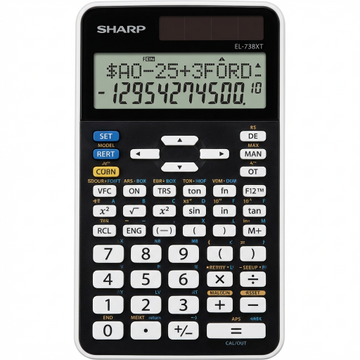 Sharp EL738XT Financial Calculator ? 2-Line 10-Digit Business & Finance Tool