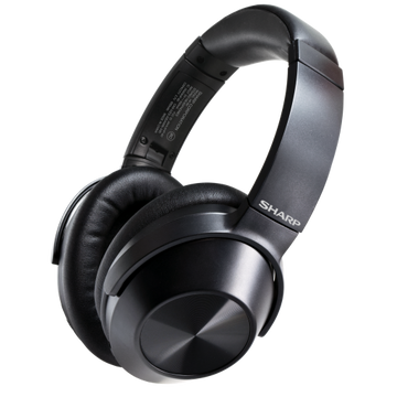Sharp HP-60 Over-Ear Wireless Headphones with Active Noise Cancellation & 20-Hour Battery Life