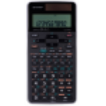 SHARP EL546XTBSL 469 FUNCTION, 10X2 LINE, SCIENTIFIC CALCULATOR