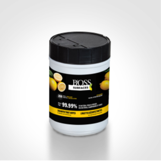 BiOSS | Disinfectant Surface Wipes - 200 - Lemon Scent